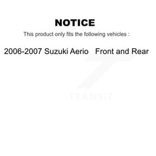 Load image into Gallery viewer, [Front+Rear] 2006-2007 Suzuki Aerio Premium OE Brake Rotor Drum Kit &amp; Ceramic Pads For Max Braking