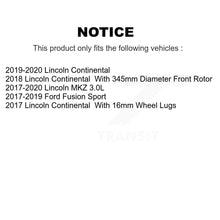 Load image into Gallery viewer, Front Rear Brake Rotor &amp; Ceramic Pad Kit For Ford Fusion Lincoln MKZ Continental