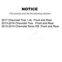 Load image into Gallery viewer, [Front+Rear] 13-14 Chevrolet Sonic RS Premium OE Brake Rotor Drum Kit &amp; Ceramic Pads For Max Braking