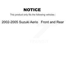 Load image into Gallery viewer, [Front+Rear] 2002-2005 Suzuki Aerio Premium OE Brake Rotor Drum Kit &amp; Ceramic Pads For Max Braking