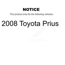 Charger l'image dans la galerie, [Front+Rear] 2008 Toyota Prius Premium OE Brake Rotor Drum Kit &amp; Ceramic Pads For Max Braking