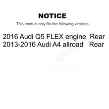 Load image into Gallery viewer, Rear Disc Brake Rotors And Ceramic Pads Kit For Audi Q5 A4 allroad