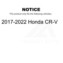 Charger l&#39;image dans la galerie, Rear Disc Brake Rotors And Ceramic Pads Kit For 2017-2022 Honda CR-V