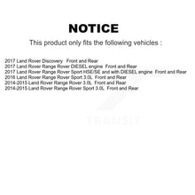 Load image into Gallery viewer, Front Rear Disc Brake Rotor Ceramic Pad Kit For Land Rover Range Sport Discovery