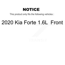 Charger l&#39;image dans la galerie, Front Disc Brake Rotors And Ceramic Pads Kit For Kia Forte Hyundai Kona