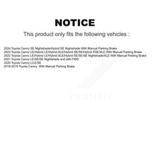 Load image into Gallery viewer, Front Rear Disc Brake Rotors And Ceramic Pads Kit For Toyota Camry