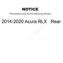 Charger l&#39;image dans la galerie, Rear Disc Brake Rotors And Ceramic Pads Kit For 2014-2020 Acura RLX