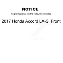 Load image into Gallery viewer, Front Disc Brake Rotors And Ceramic Pads Kit For 2017 Honda Accord LX-S