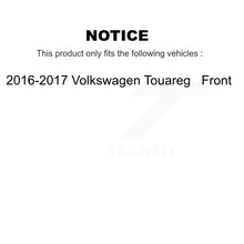 Load image into Gallery viewer, Front Disc Brake Rotors And Ceramic Pads Kit For 2016-2017 Volkswagen Touareg