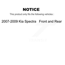 Charger l&#39;image dans la galerie, [Front+Rear] 2007-2009 Kia Spectra Premium OE Brake Rotor Drum Kit &amp; Ceramic Pads For Max Braking