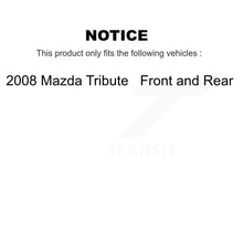 Load image into Gallery viewer, [Front+Rear] 2008 Mazda Tribute Premium OE Brake Rotor Drum Kit &amp; Ceramic Pads For Max Braking