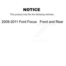 Load image into Gallery viewer, [Front+Rear] 2009-2011 Ford Focus Premium OE Brake Rotor Drum Kit &amp; Ceramic Pads For Max Braking