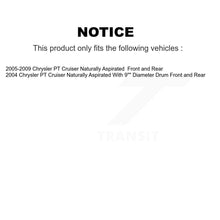 Charger l'image dans la galerie, Front Rear Disc Brake Rotors Ceramic Pads And Drum Kit For Chrysler PT Cruiser