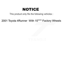Load image into Gallery viewer, Front Rear Disc Brake Rotors Ceramic Pads And Drum Kit For Toyota 4Runner