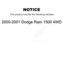 Charger l'image dans la galerie, [Front+Rear] 2000-2001 Dodge Ram 1500 4WD Premium OE Brake Rotor Drum Kit &amp; Ceramic Pads For Max Braking