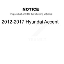 Load image into Gallery viewer, Front Rear Disc Brake Rotors Ceramic Pad &amp; Drum Kit For 2012-2017 Hyundai Accent