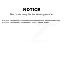 Load image into Gallery viewer, Front Disc Brake Rotors And Ceramic Pads Kit For Ford Mustang