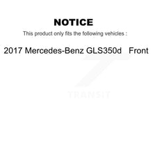 Charger l&#39;image dans la galerie, Front Disc Brake Rotors And Ceramic Pads Kit For 2017 Mercedes-Benz GLS350d