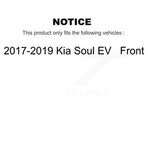 Charger l&#39;image dans la galerie, Front Disc Brake Rotors And Ceramic Pads Kit For 2017-2019 Kia Soul EV