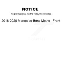 Charger l&#39;image dans la galerie, Front Disc Brake Rotors And Ceramic Pads Kit For 2016-2020 Mercedes-Benz Metris