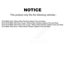 Load image into Gallery viewer, Front Rear Disc Brake Rotors And Ceramic Pads Kit For BMW 328i xDrive