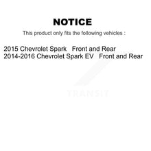 Load image into Gallery viewer, Front Rear Disc Brake Rotors And Ceramic Pads Kit For Chevrolet Spark EV