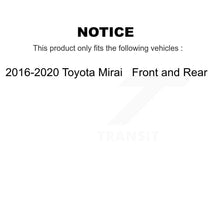 Load image into Gallery viewer, [Front+Rear] 2016-2020 Toyota Mirai Premium OE Brake Rotors &amp; Ceramic Pads Kit For Max Braking