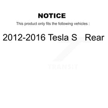 Charger l&#39;image dans la galerie, Rear Disc Brake Rotors And Ceramic Pads Kit For 2012-2016 Tesla S