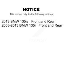 Charger l'image dans la galerie, Front Rear Disc Brake Rotors And Ceramic Pads Kit For BMW 135i 135is