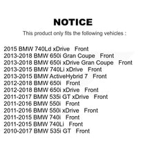 Load image into Gallery viewer, Front Brake Rotors Ceramic Pad Kit For BMW 550i xDrive 650i 740Li 740i 535i GT 7