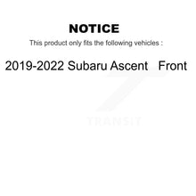 Charger l&#39;image dans la galerie, Front Disc Brake Rotors And Ceramic Pads Kit For 2019-2022 Subaru Ascent