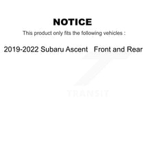 Load image into Gallery viewer, [Front &amp; Rear] 2019-2022 Subaru Ascent Premium OE Brake Rotors &amp; Ceramic Pads Kit For Max Braking