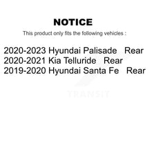 Load image into Gallery viewer, Rear Brake Rotor And Ceramic Pad Kit For Hyundai Santa Fe Kia Telluride Palisade