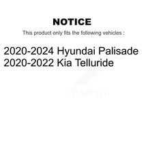 Load image into Gallery viewer, Front Rear Disc Brake Rotor &amp; Ceramic Pad Kit For Kia Telluride Hyundai Palisade