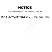 Load image into Gallery viewer, [Front+Rear] 2013 BMW ActiveHybrid 7 Premium OE Brake Rotors &amp; Ceramic Pads Kit For Max Braking