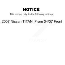 Load image into Gallery viewer, [Front] 2007 Nissan TITAN From 04 07 Premium OE Brake Rotors &amp; Ceramic Pads Kit For Max Braking