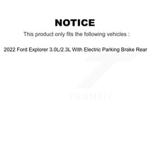 Load image into Gallery viewer, Rear Disc Brake Rotors And Ceramic Pads Kit For 2022 Ford Explorer 3.0L/2.3L