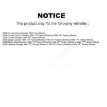 Charger l'image dans la galerie, Front Rear Brake Rotor Ceramic Pad Drum Kit (9Pc) For Dodge Caravan Grand Town &amp;