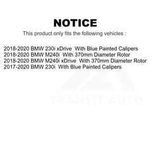 Charger l'image dans la galerie, Front Rear Disc Brake Rotors And Ceramic Pads Kit For BMW 230i xDrive M240i