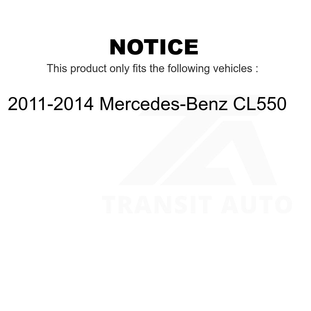 [Front+Rear] 2011-2014 Mercedes-Benz CL550 Premium OE Brake Rotors & Ceramic Pads Kit For Max Braking