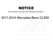 Charger l&#39;image dans la galerie, [Front+Rear] 2011-2014 Mercedes-Benz CL550 Premium OE Brake Rotors &amp; Ceramic Pads Kit For Max Braking