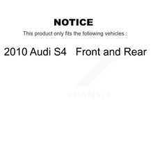 Charger l'image dans la galerie, Front Rear Disc Brake Rotors And Ceramic Pads Kit For 2010 Audi S4