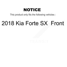 Load image into Gallery viewer, Front Disc Brake Rotors And Ceramic Pads Kit For 2018 Kia Forte SX