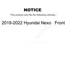 Charger l&#39;image dans la galerie, Front Disc Brake Rotors And Ceramic Pads Kit For 2019-2022 Hyundai Nexo