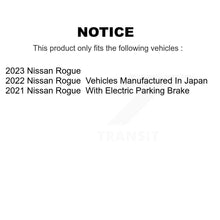 Charger l&#39;image dans la galerie, Rear Disc Brake Rotors And Ceramic Pads Kit For Nissan Rogue K8T-104391