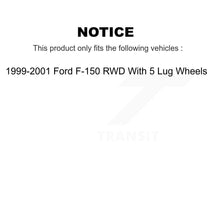 Charger l'image dans la galerie, Front Rear Brake Rotor Ceramic Pad &amp; Drum Kit (9Pc) For 1999-2001 Ford F-150 RWD
