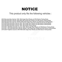 Charger l'image dans la galerie, Front Rear Disc Brake Rotor Ceramic Pad Kit For Mercedes-Benz Sprinter 2500 1500