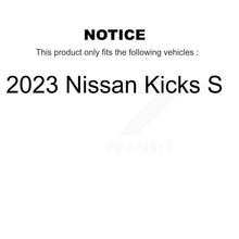 Charger l'image dans la galerie, Front Disc Brake Rotors And Ceramic Pads Kit For 2023 Nissan Kicks S K8T-104507
