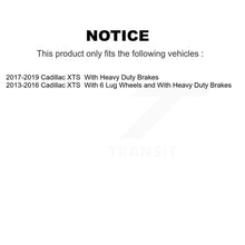 Charger l&#39;image dans la galerie, Rear Disc Brake Rotors And Ceramic Pads Kit For Cadillac XTS K8T-104532