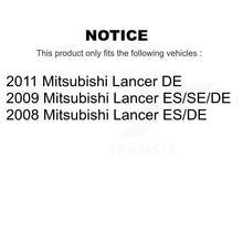 Load image into Gallery viewer, Front Rear Disc Brake Rotors Ceramic Pads And Drum Kit For Mitsubishi Lancer